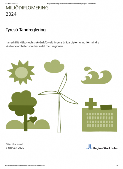 Environmental diploma
